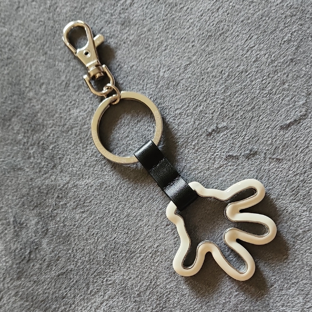 Disney Black and White Hand Keychain